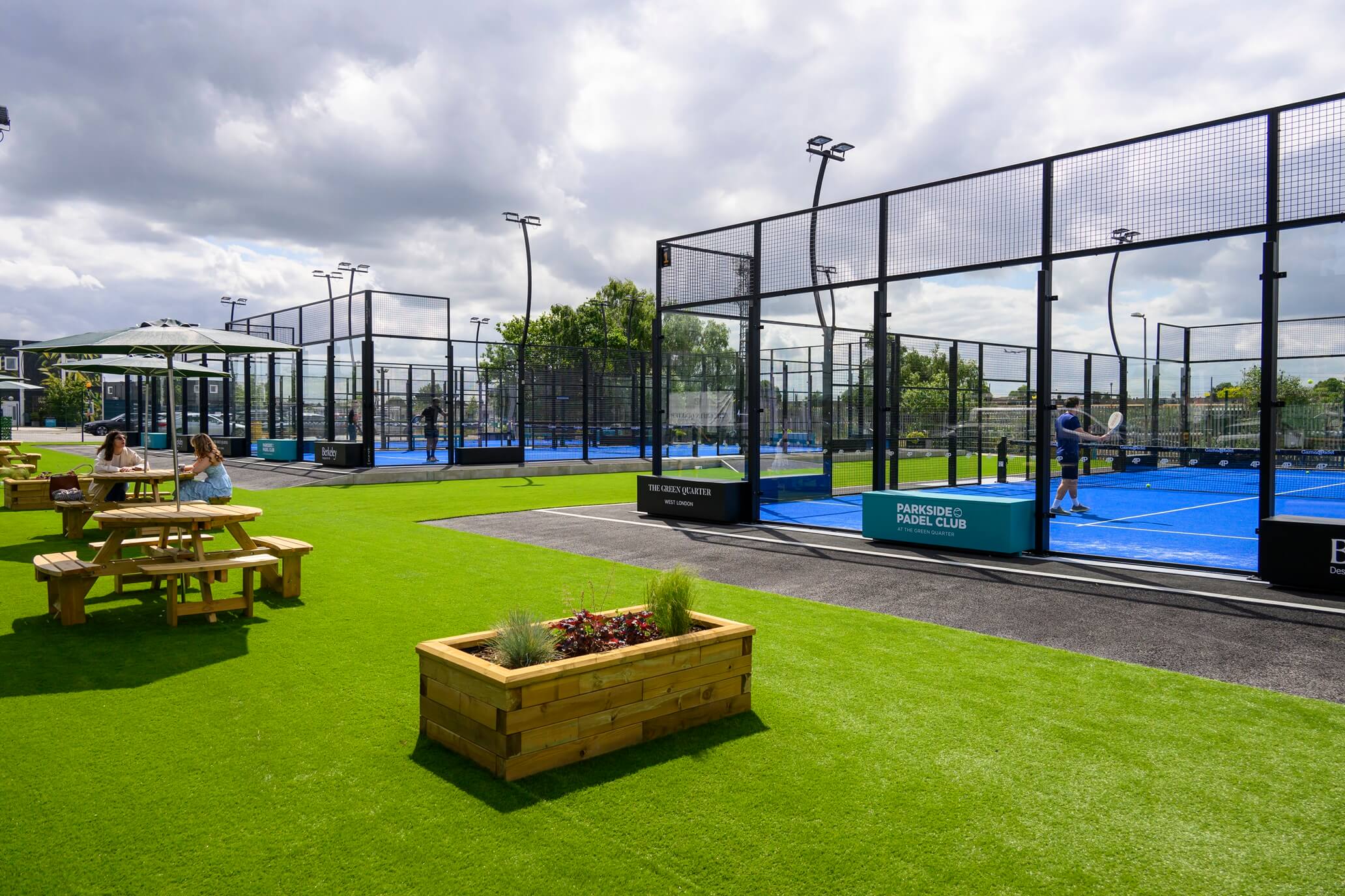 Commercial padel court facility — US Padel Court Builders