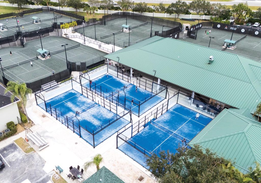 Private racquet club padel court — US Padel Court Builders